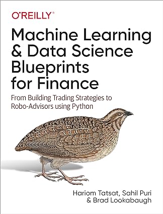 Machine Learning & Data Science Blueprints for Finance